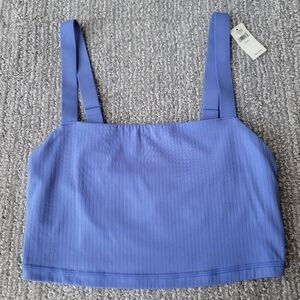 NWT Aerie Real Me Recharge Long Line Bra, Size Medium, Color Purple